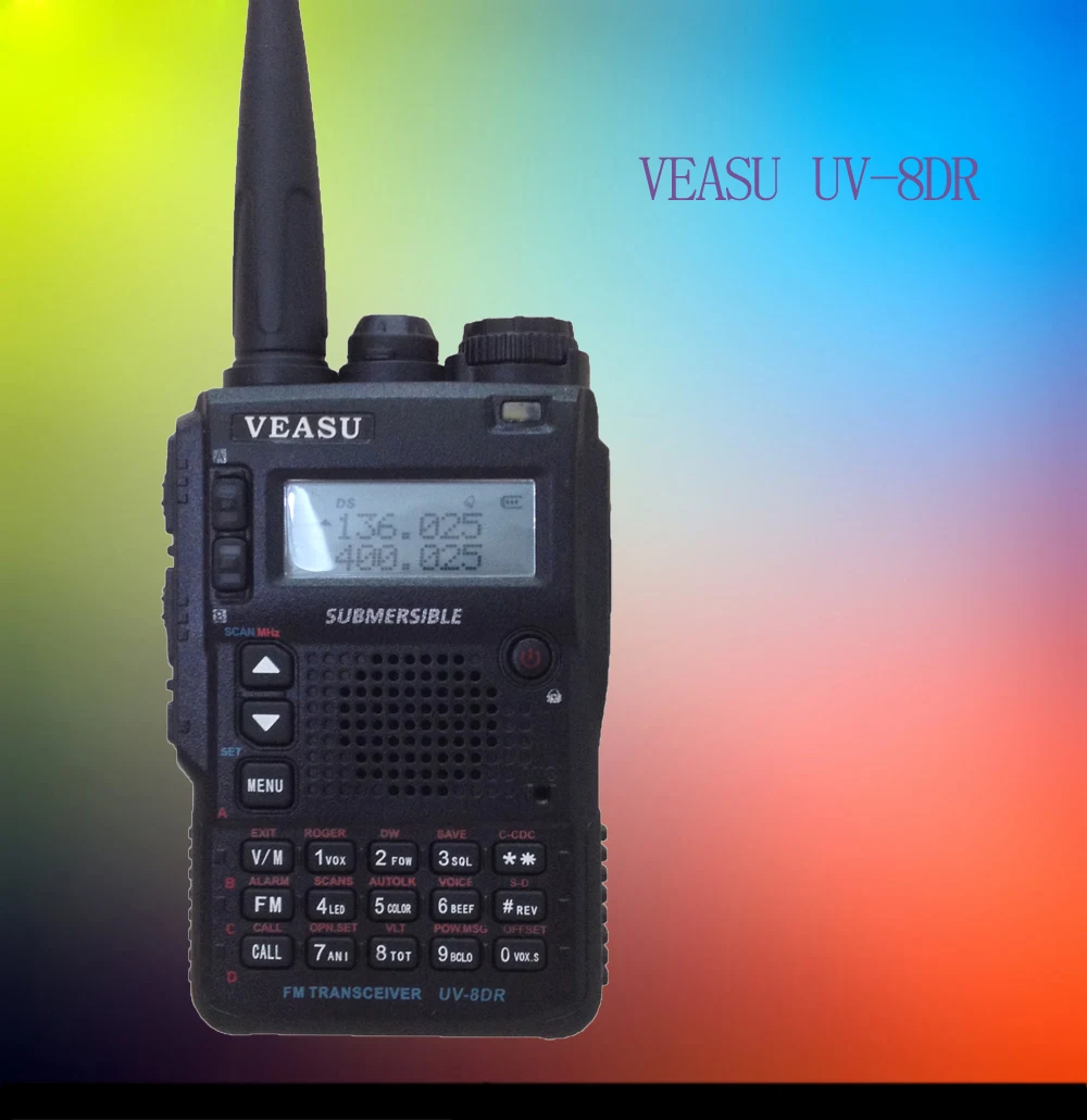 

UV-8DR Tri BandWalkie Talkie professional Two-Way Radio sister VX-8DR VX-6R baofeng uv 9r Ham Radio HF Transceiver