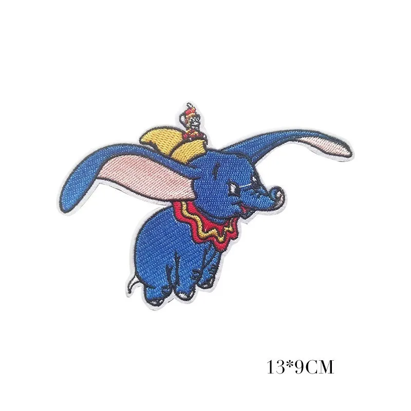 1 шт. Высококачественная Милая шляпа Dumbo фильм слон мультфильм Железный На Патчи Одежда diy эмблемы с вышивкой аппликация Patchworks