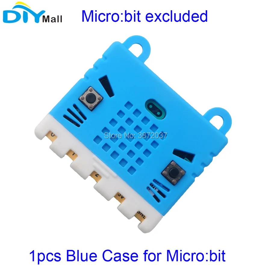 Для BBC Micro: защитный чехол для бит Microbit силиконовый мягкий чехол синий