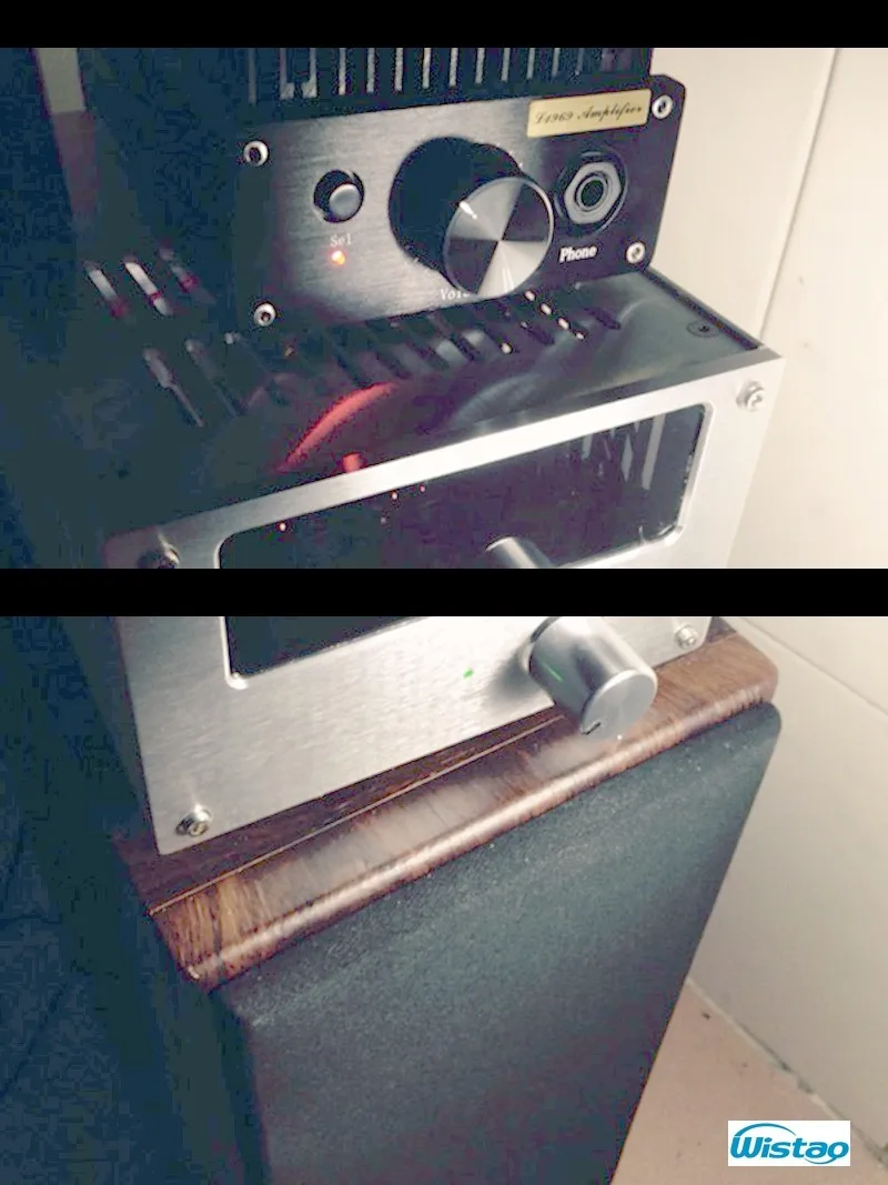 IWISTAO HIFI усилитель чистый класс 2X8 Вт IWISTAO комбинированный усилитель для наушников Настольный капюшон 1969 схема весь алюминиевый чехол аудио