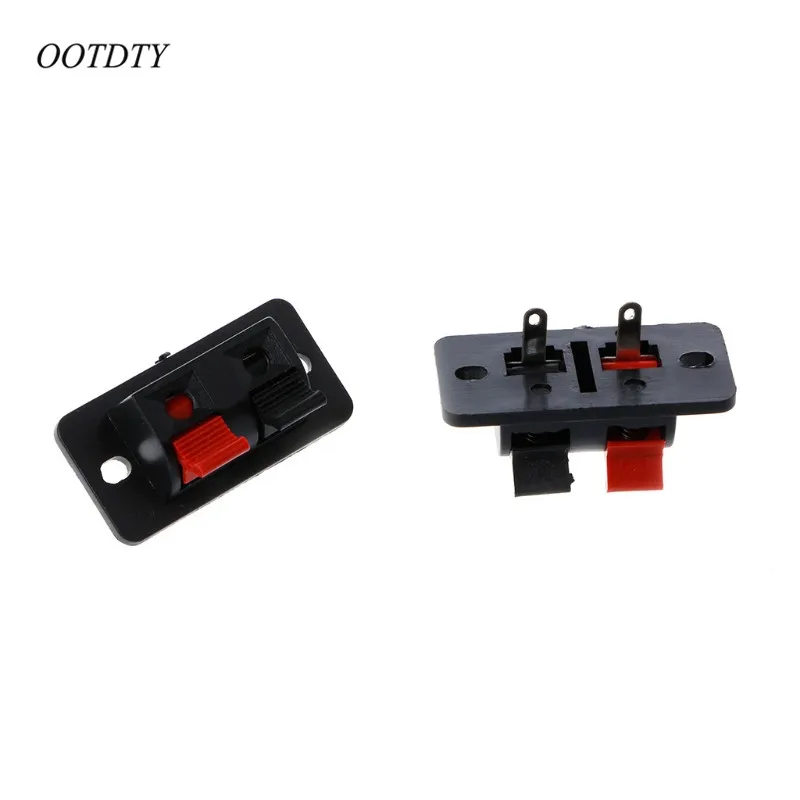 OOTDTY 10 шт. 2 позиционные клеммные соединения кнопочного коннектора в гнезде