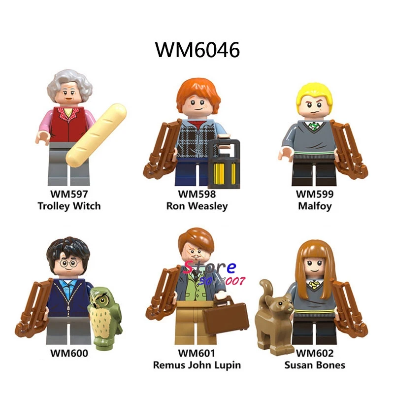 10Set-WM597-602 10 комплектов, Волшебная серия из фильма 4, Властелин колец, Игра престолов, фигурки, строительные блоки, игрушка, модель, кубики для детей - Цвет: 10Set-WM597-602