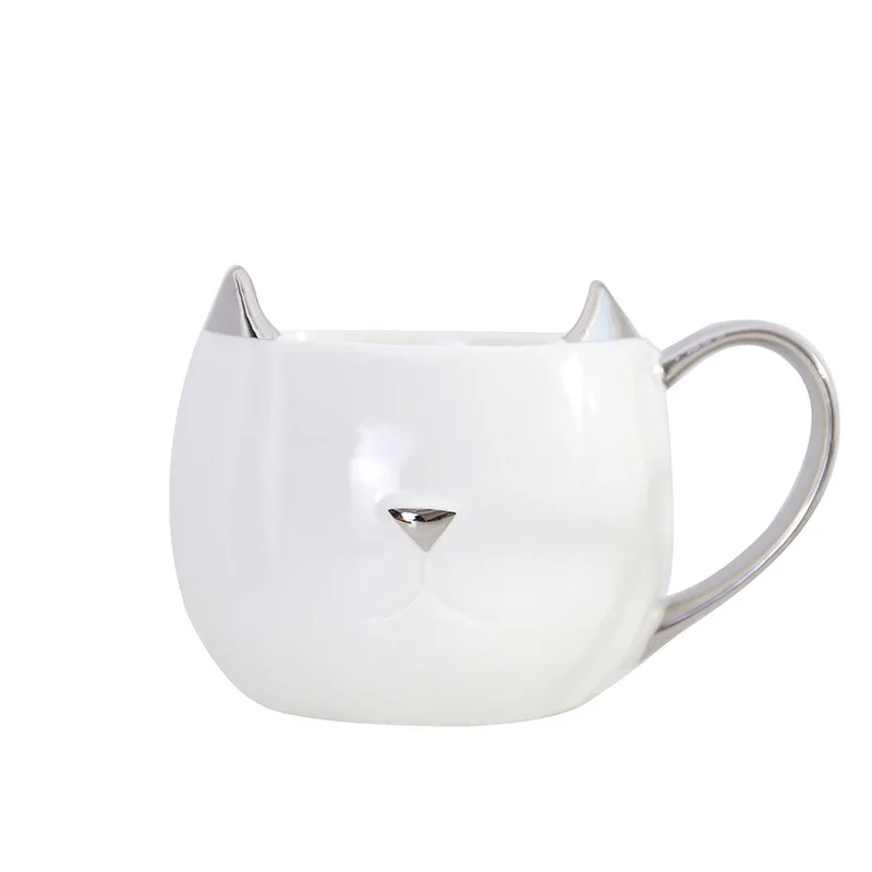 Креативная термостойкая мультяшная чашка с крышкой и ложкой кофейные