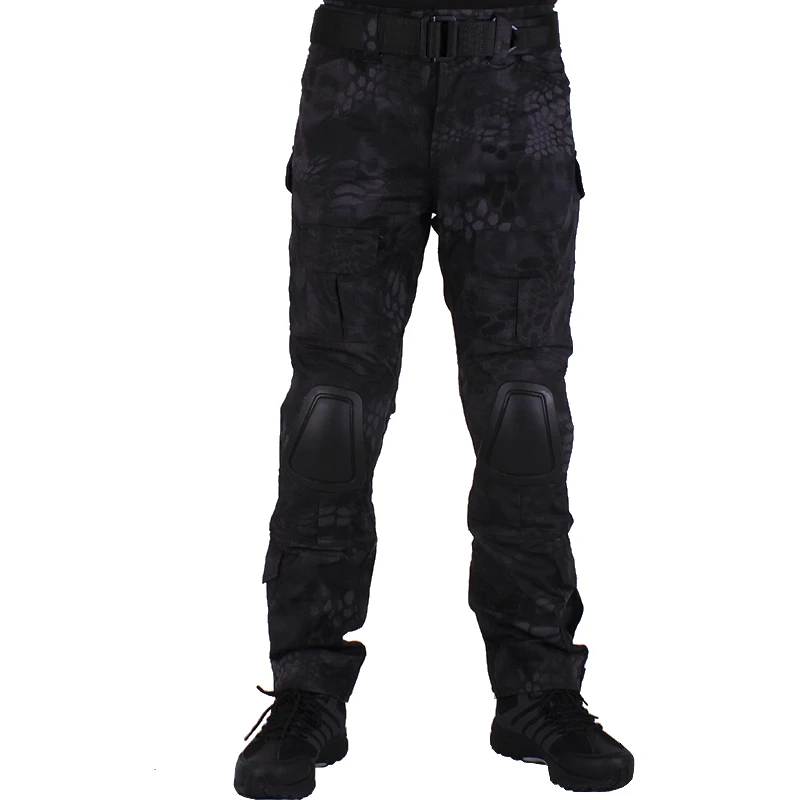 Охотничьи камуфляжные брюки tactische Broek TYP broek en kniebeschermers военная игра косплей
