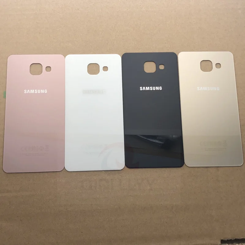 Для SAMSUNG Galaxy A3 A5 A7 A310 A510 A710 Задняя стеклянная крышка батарейного отсека задняя дверь Корпус чехол Задняя стеклянная крышка