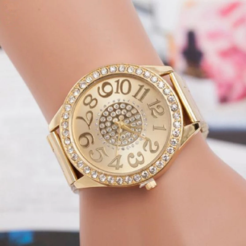 

reloj mujer Woman Watch 2018 Bracelet Crystal Rhinestone Ladies Watches Womens Luxury Stainless Steel zegarek relogio feminino