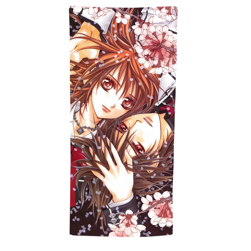 Банное полотенце в стиле аниме манга рыцарь вампира пляжное 002|bath towel 70x140cm|bath