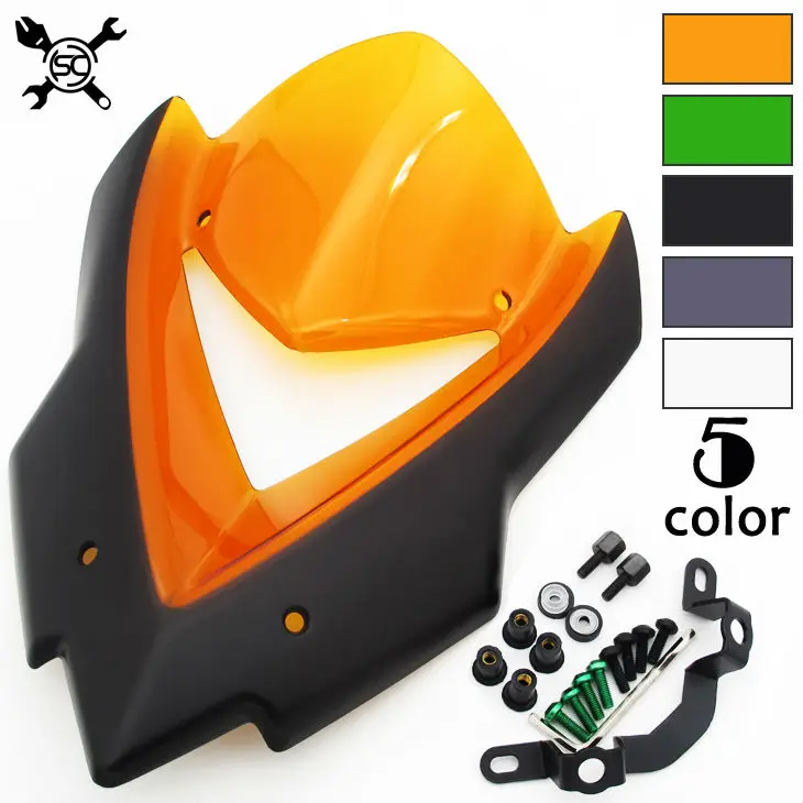 Козырёк ветрового стекла для мотоцикла Kawasaki Z1000 2014 2015 2016 2017 2018 2019|windshield windscreen|double