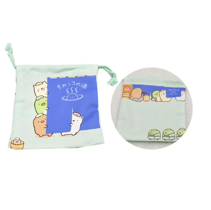 8 1 шт., мультяшная мини сумка Sumikko Gurashi из полиэстера и енота, косметическая сумка для хранения, канцелярские сумки для документов, подарки - Цвет: 8
