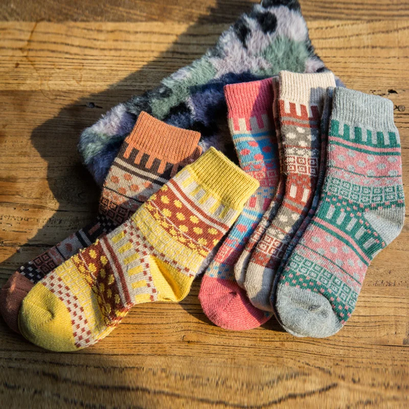 10 пар/лот Новинка женские шерстяные носки сезон осень зима носки|women wool sock|winter woman