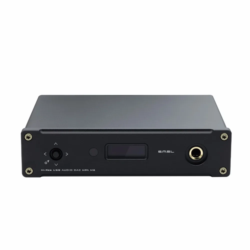 SMSL M6 Hi Fi USB ЦАП AK4452 XMOS XU208 декодер родной DSD512 Amp 32bit/768 кГц оптическая коаксиальный