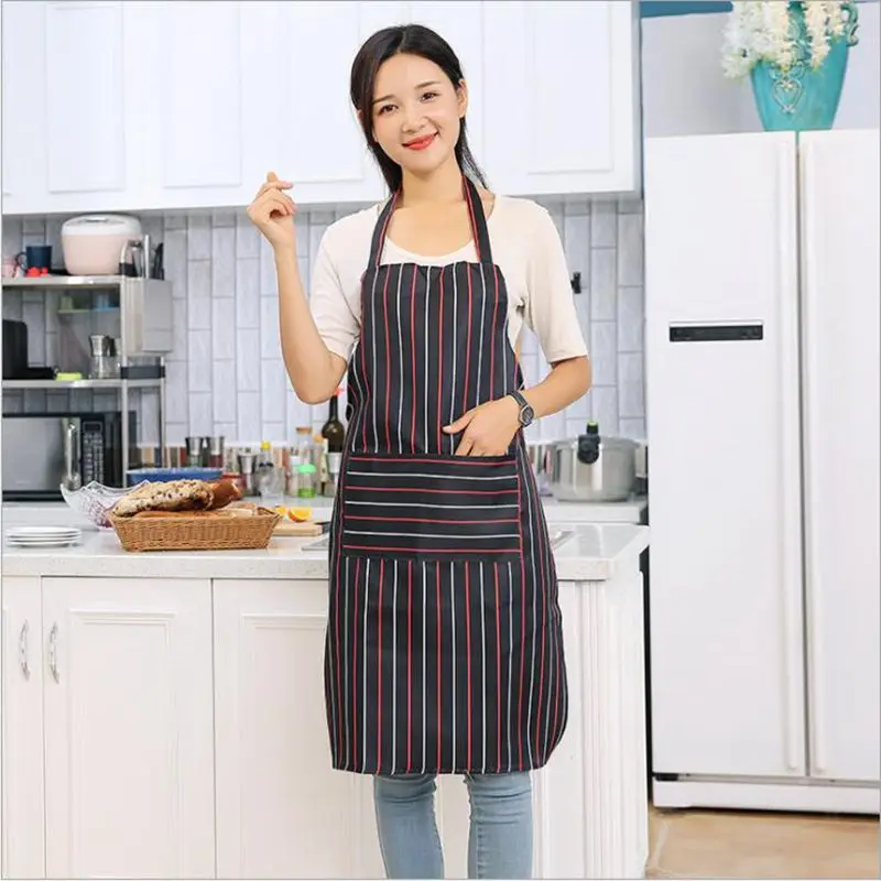 Модный короткий водостойкий фартук для кухни карманные аксессуары без рукавов в