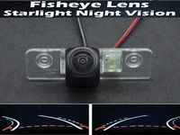 1080p fisheye lens trajectory tracks car rear view camera for skoda octavia 2008 2009 2010 2011 2012 2013 car reverse camera