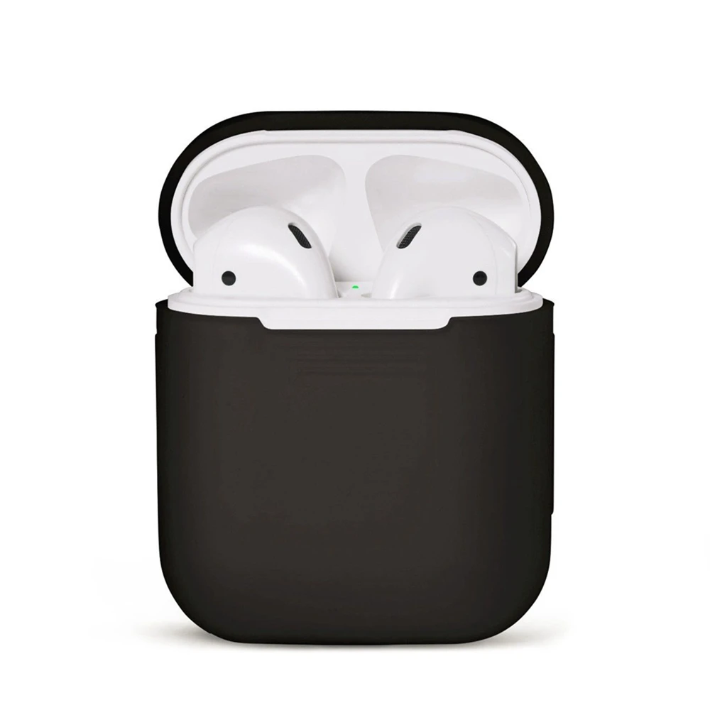 Чехол XBERSTAR для Apple AirPods силиконовый ударопрочный защитный чехол настоящие