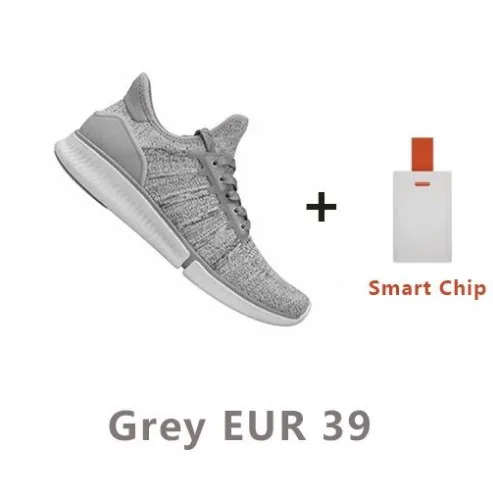 Men Gray EU 39 Xiaomi Mijia человек смарт чип обувь удобные Сменные водонепроницаемый IP67 приложение контроль спортивная обувь с чипом Прямая поставка - Цвет: Men Gray EU 39