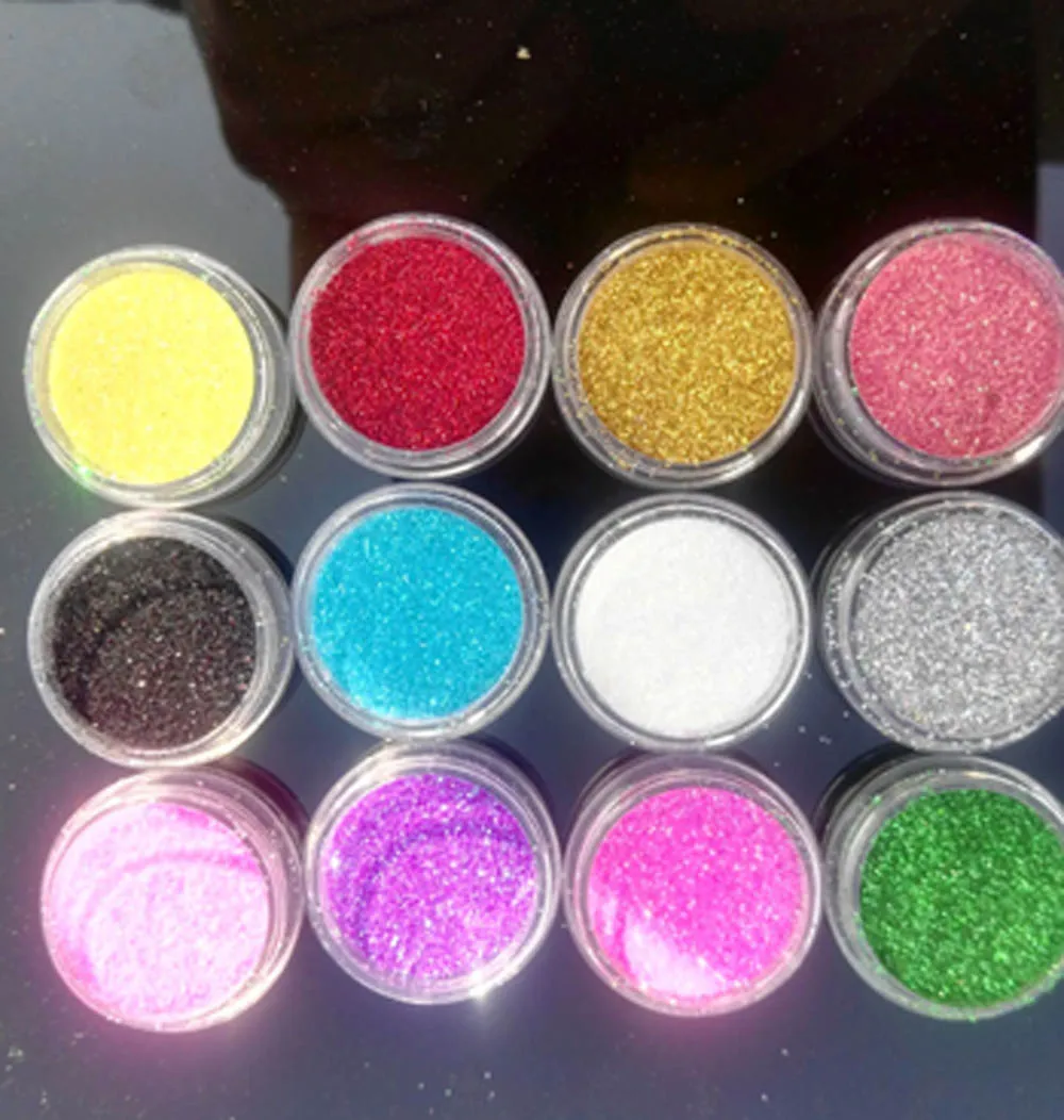 12 видов цветов/набор блестки для ногтей ультратонкие 008 украшения наклейки