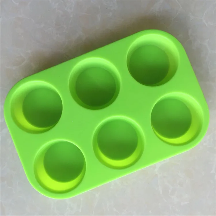 Круглые силиконовые формы для выпечки торта кухонные инструменты 6 отверстий