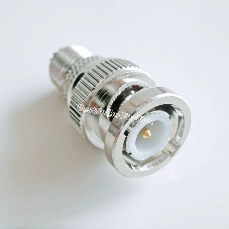 1 шт. Новый BNC штекер для miniUHF jack Женский центральный разъем РЧ коаксиального