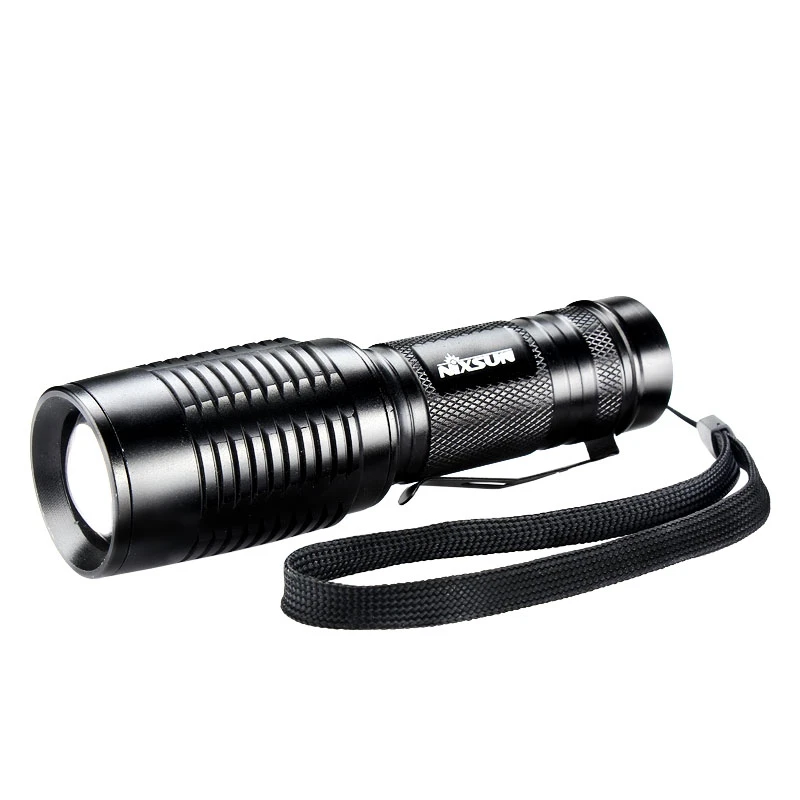 

2018 New T6 LED 3000 Lumens Zoomable Focus Flashlight Torch Lamp AAA/18650 Battery For Outdoor Hunting Camping Lamp