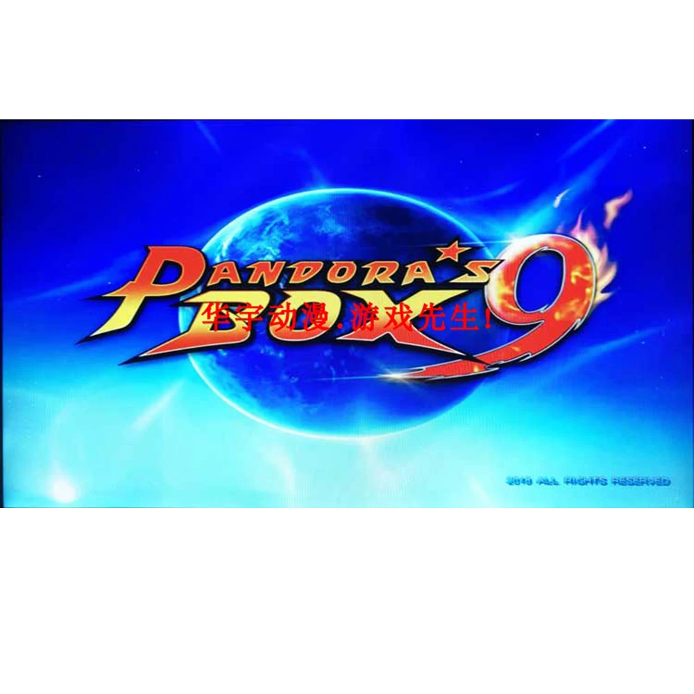 Sanwa Pandora Box 9 1500 В 1 аркадная игра акриловая Консоль 2 игрока игровой контроллер консоль HDMI VGA USB Pandora box 6s/9/9 s