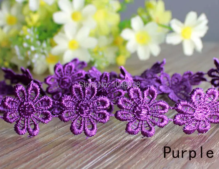 3 ярдов/партия 11 Цвета в продаже красивые с кружевами из хлопчатобумажной ткани и