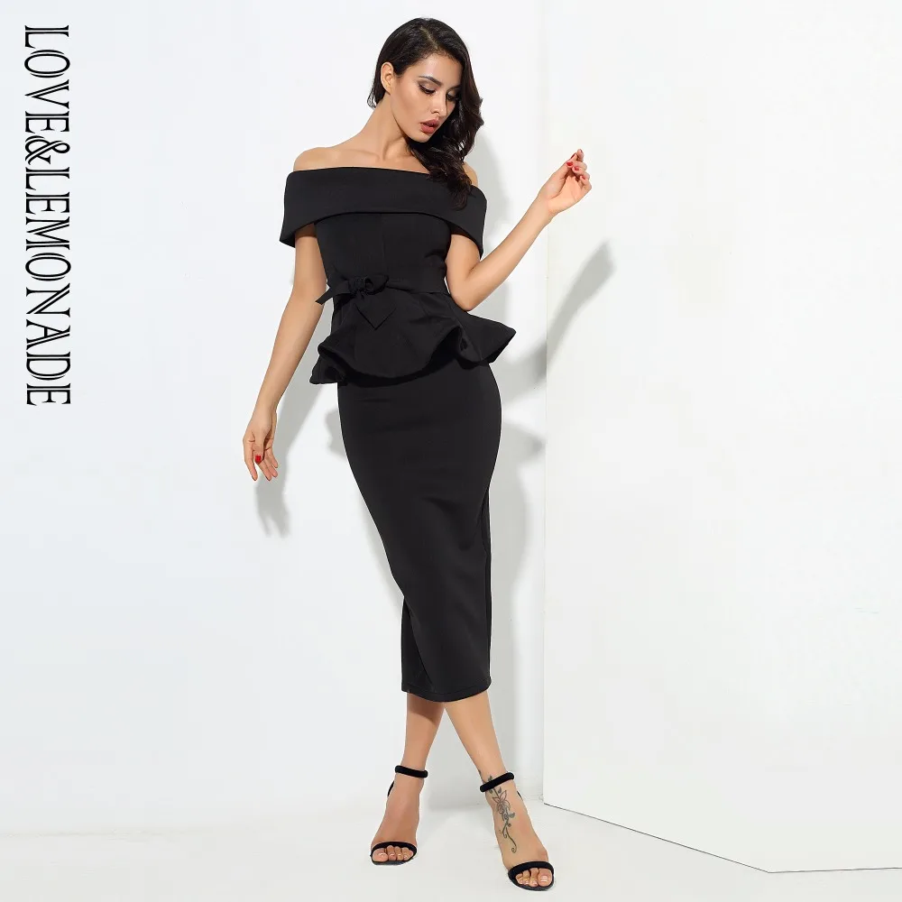 Комплект из двух предметов с надписью LOVE &amp LEMONADE черный воротник и ремень LMCC1007 |