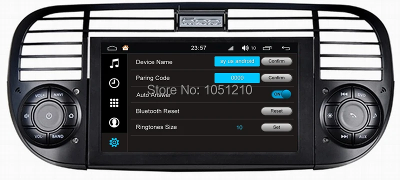 Ouchuangbo 8 ядер android 9 0 авто стерео радио для Fiat 500 2006 2013 с 1080P видео Зеркало Ссылка 2 ГБ +