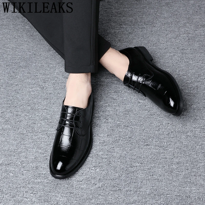 Обувь Wikileaks мужские классические туфли из натуральной кожи официальные