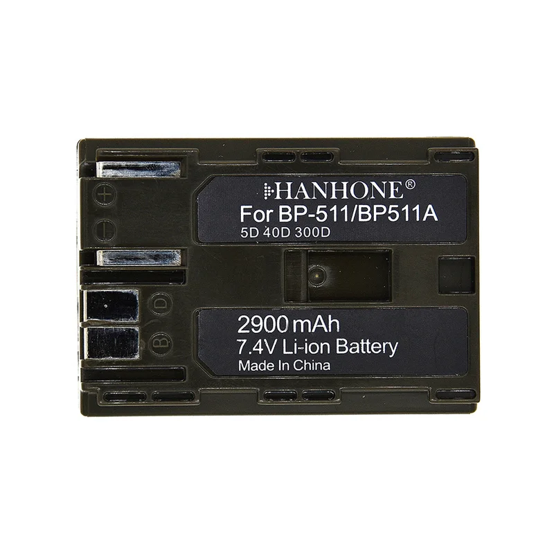 Аккумулятор BP511A для цифровой камеры Canon EOS 40D 2900 мАч 300D 5D 20D 30D 50D 10D D60 G6 G5 G3 G2 G1