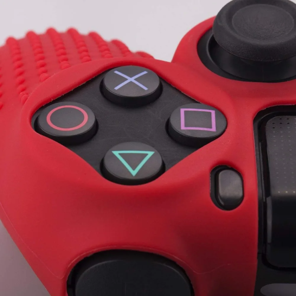 CHICLITS для Sony PS4 Slim/Pro Чехол контроллера Dualshock 4 чехол с шипами в горошек из силиконовой резины гелевая кожа