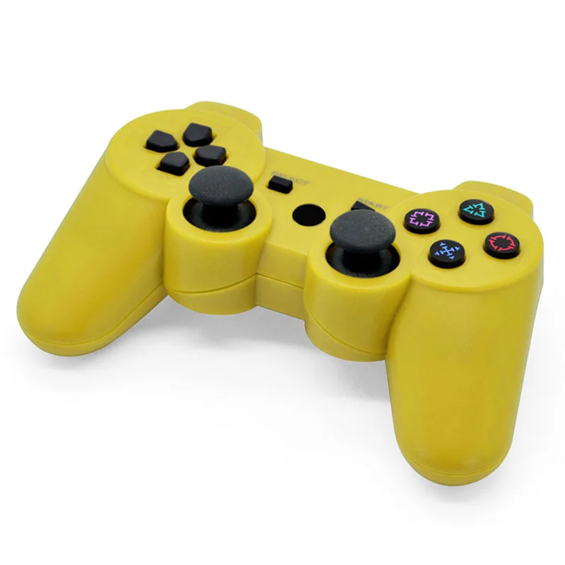 Цвет: желтый Bluetooth геймпад для джойстик PS3 контроллер SIXAXIS Замена Dualshock 3 PS3 Controle Беспроводной контроллер для PlayStation3 - Цвет: Цвет: желтый