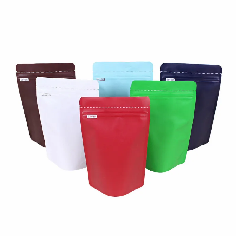 

Ferimo 10 шт. 250 г кофе упаковка мешков для хранения алюминиевой фольги или крафт-бумага замка застежка-молнии мешок еды конфеты посылка кухонны...