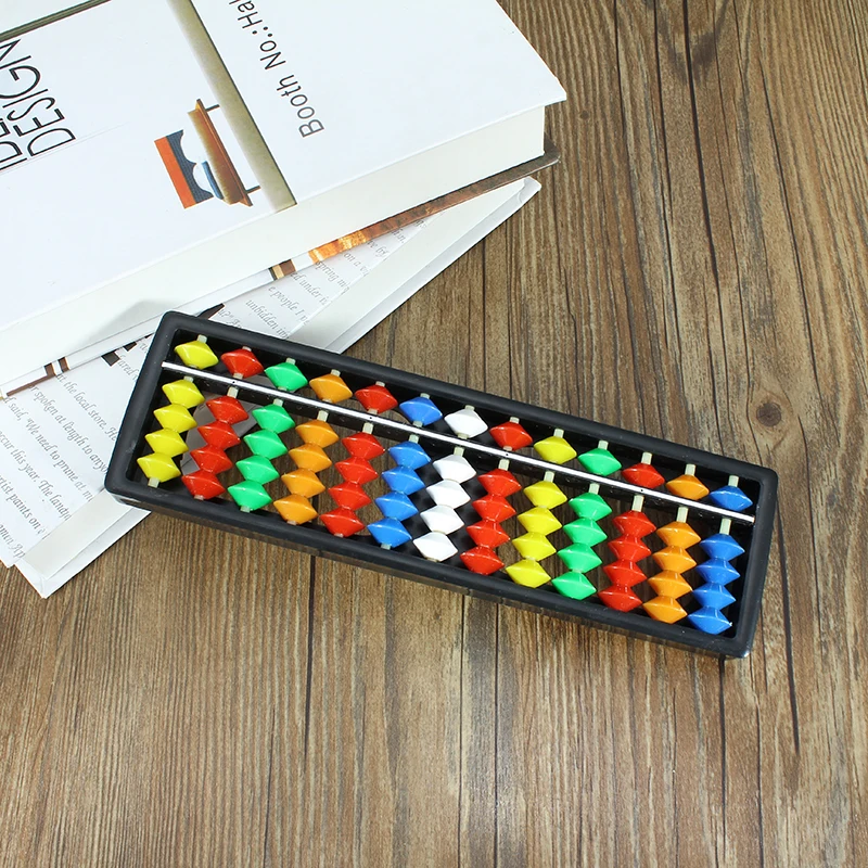 JIMITU 13/15 стержни Abacus бисер детский школьный обучающий инструмент Математика бизнес китайские Классические счеты Soroban Обучающие Математические Игрушки