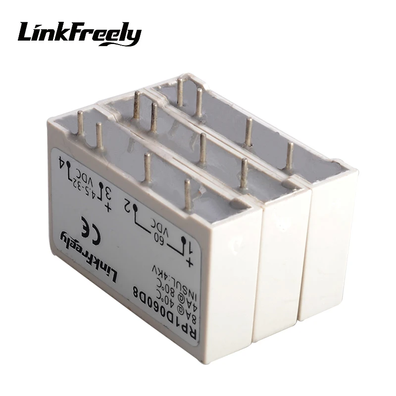 4 контактное твердотельное реле RP1D060D8 Mini PCB SSR постоянного тока 1A 4A 8A 60 В 350 выходной