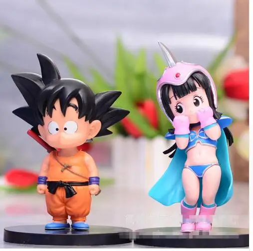 2pcs Model Новое поступление Dragon Ball Z фигурка игрушки букет цветов пиколо Гохан Гоку Чичи Свадебная модель Dragon Ball Z игрушки для детей подарок для мальчика - Цвет: 2pcs Model