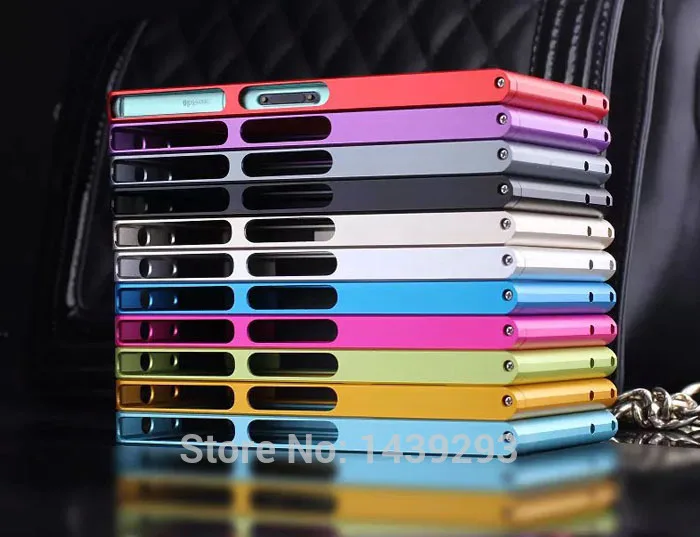Алюминиевый металлический бампер для Sony Z 3 Compact D5803 чехол Xperia Z3 Mini Z3Mini D5833|case cover|covers