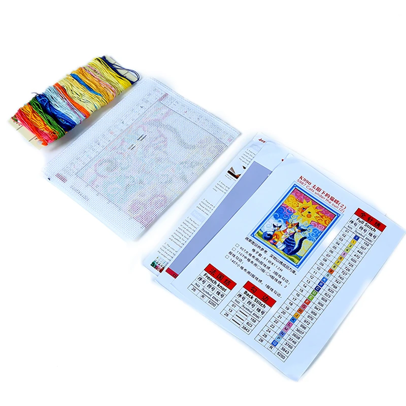 Товары для кошек семья Счетный крест наборы DMC китайский схемы вышивки крестом DIY