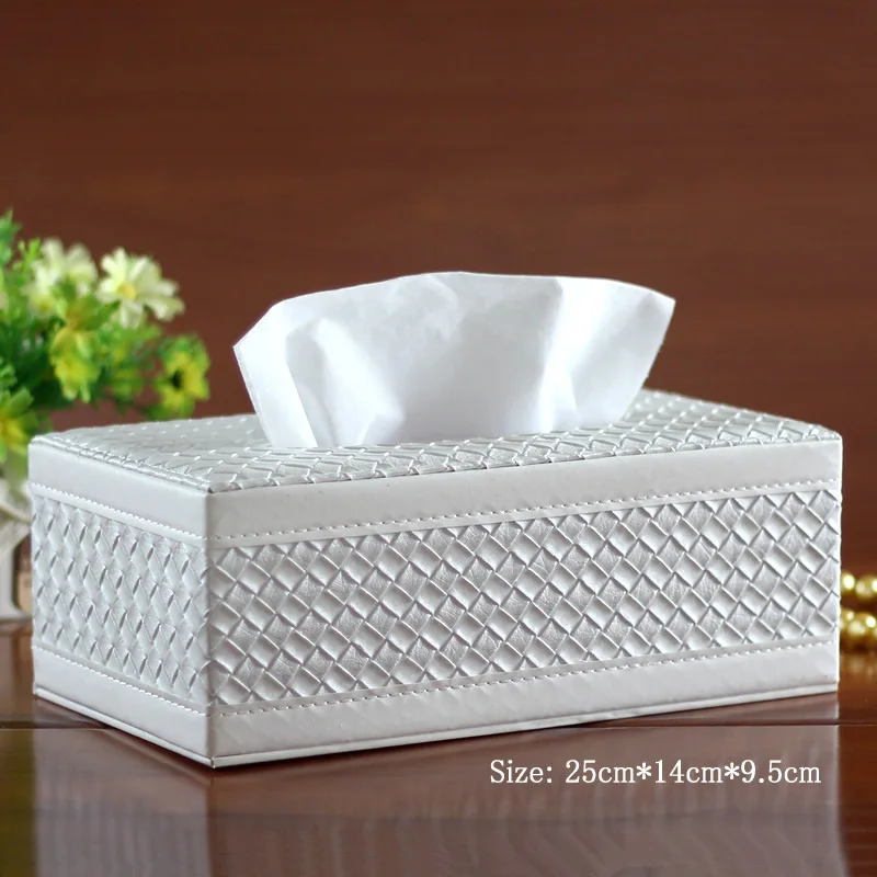 

2017 New Style Artificial Leather Tissue Box 1pcs