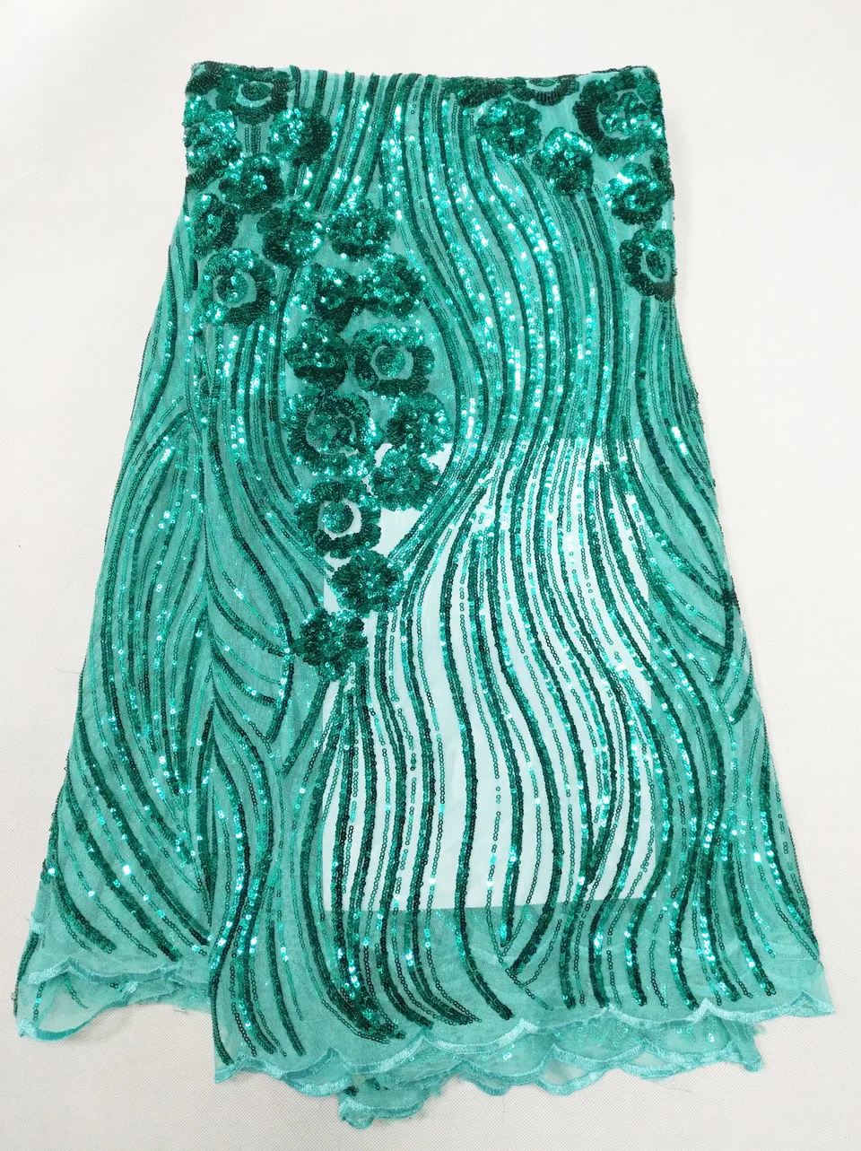 Wholesale 2017 Latest Gold African French Net Lace Fabric.High Quality Tulle Fabric For Wedding JL908 | Дом и сад