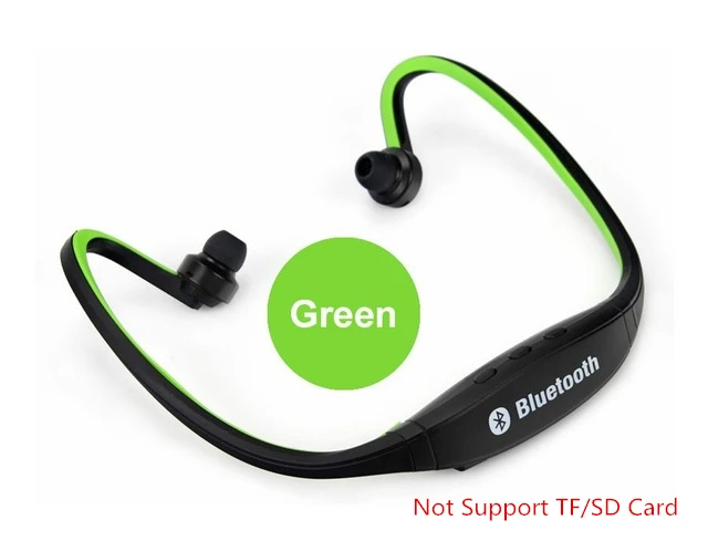 S9-GREEN IBESI S9, Bluetooth наушники, беспроводные наушники, Bluetooth гарнитура, свободные руки, спортивные наушники с микрофоном для iPhone, Xiaomi, смартфона - Цвет: S9-GREEN