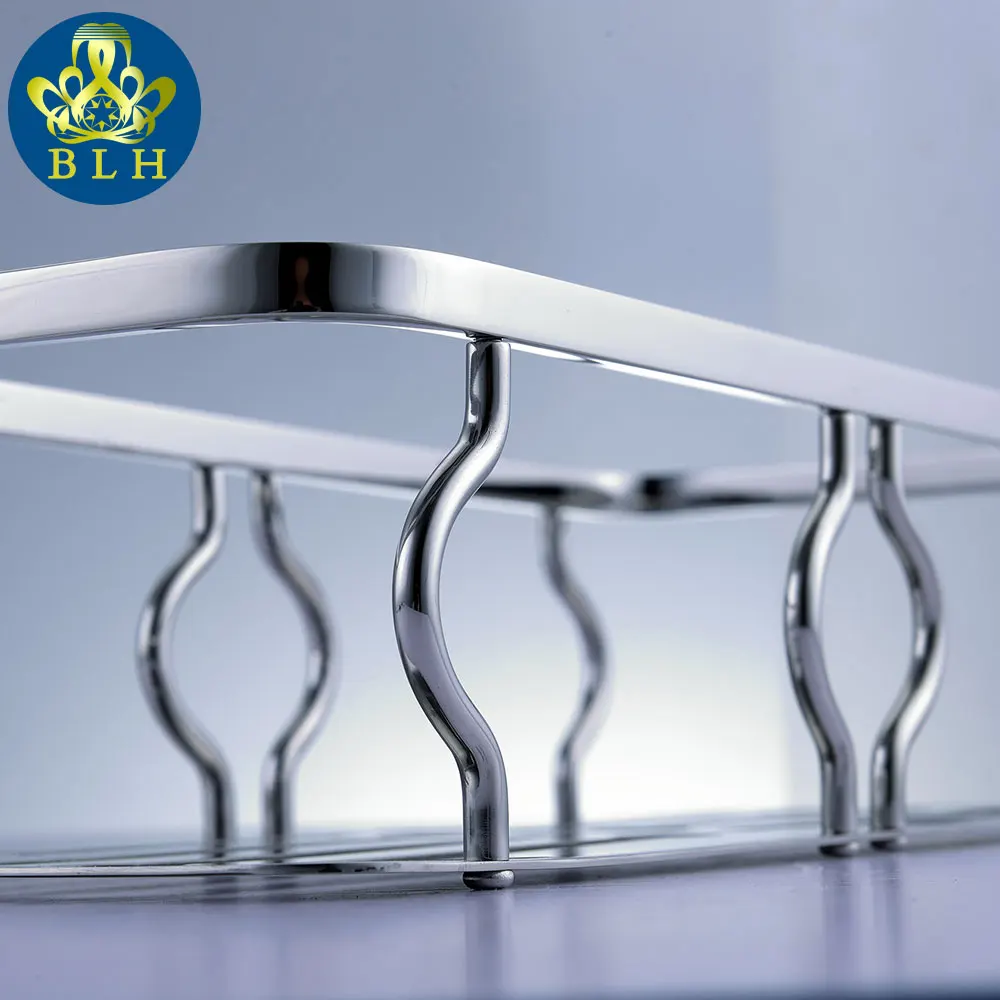 BLH 825 зеркало хромированной Нержавеющая сталь Ванная комната полка настенная Душ