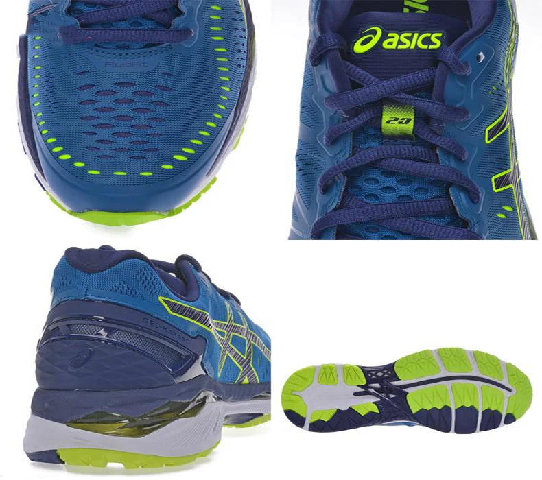 ASICS оригинальные аутентичные мужские GEL-KAYANO 23 дышащая подушка беговая Обувь Спортивная, кроссовки удобные для улицы