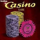 Наборы покерных фишек с алмазным покрытием, 25 шт.лот, 45 мм, для казино, Техасский Холдем, 13,5г, из глины, композитный, с внутренней металлической дешевой фишкой