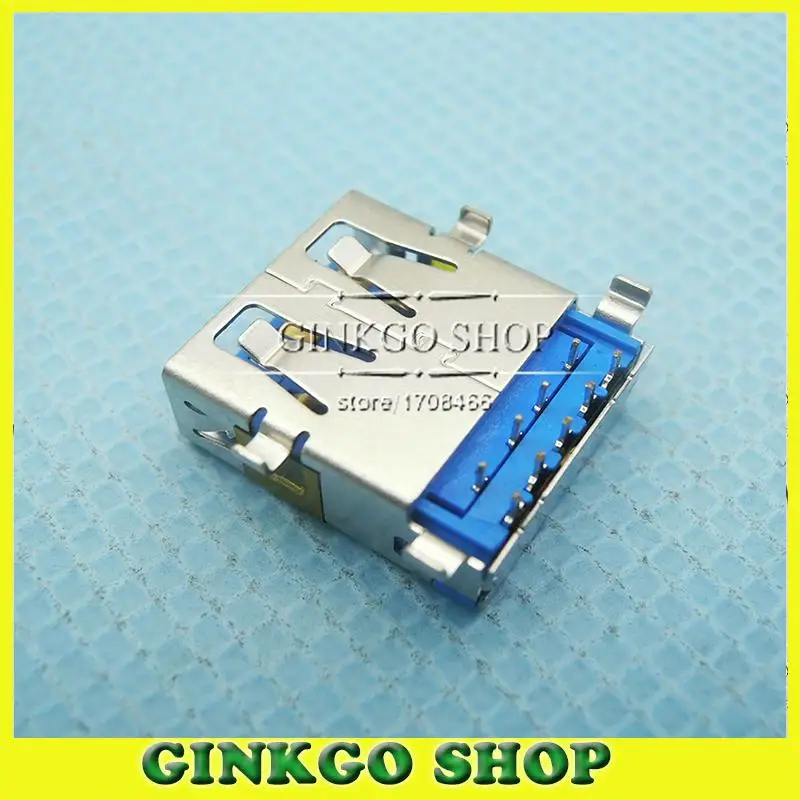 200 шт./лот Оригинальный Новый ноутбук 3 0 USB гнездовой разъем SMT DIP foot для SONY Samsung HP DELL