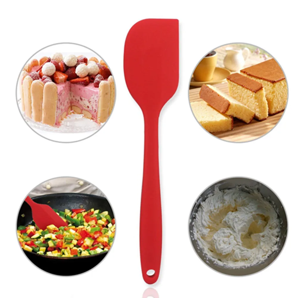 Набор силиконовых лопаточек термостойкие лопатки маленькие и большие