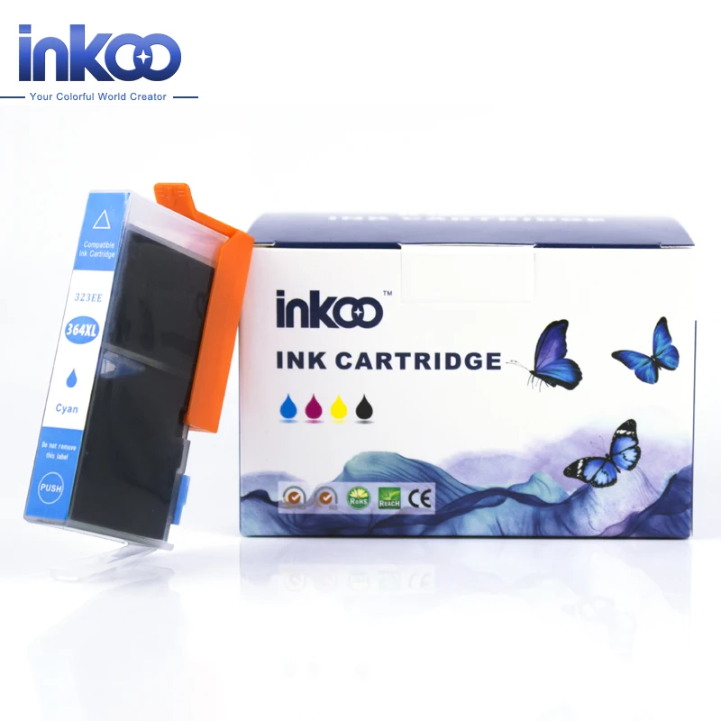 Inkoo 5PK 364XL картридж совместимый для HP 364 картриджи XL Deskjet 3070A Photosmart 5510 6510 C510a
