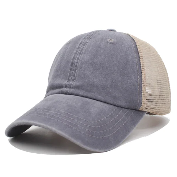 AETRUE, летняя бейсболка, женская, мужская, Gorras, Snapback, кепка, хип-хоп, сетка, регулируемая косточка, Casquette, головные уборы для мужчин и женщин, папа, кепка s - Цвет: gray