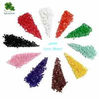 pack of 100 mini buttons 4mm love heart resin buttons for decorating