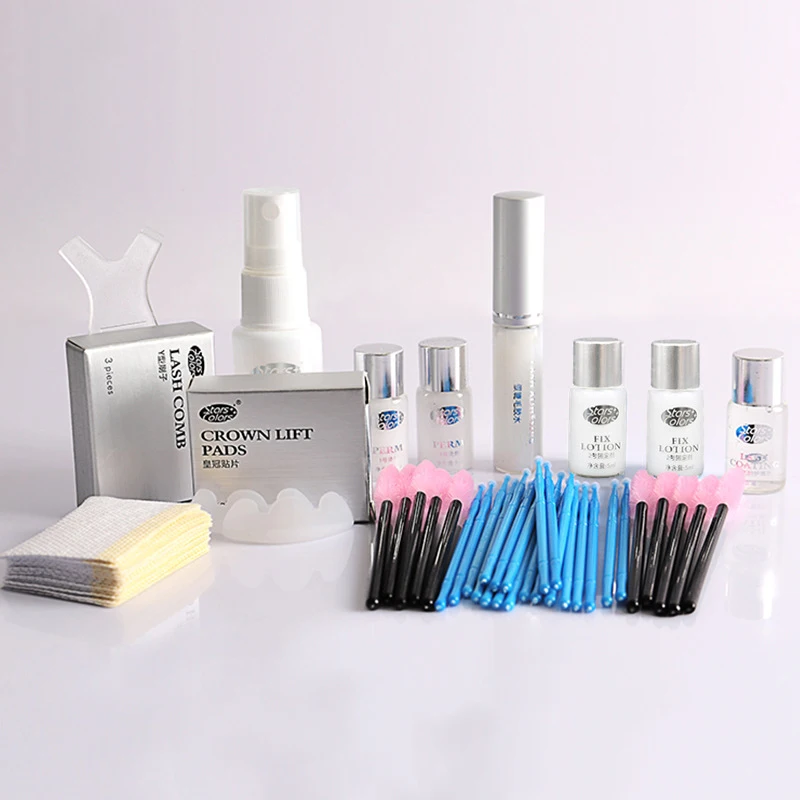 Лучшая быстрая завивка мини ресницы Набор Лифт лифтинг расширение Перманентная