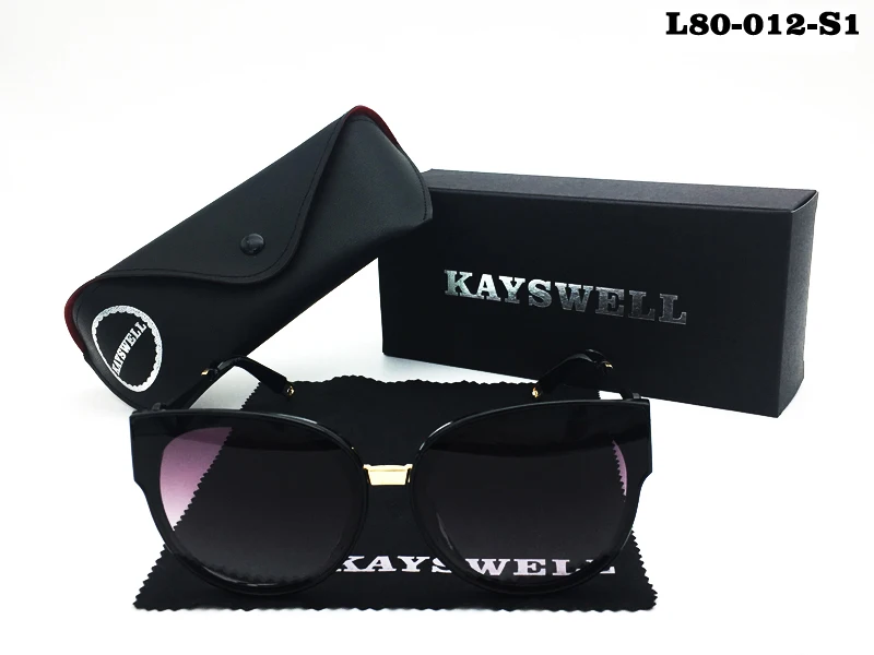 KAYSWELL новые женские солнцезащитные очки кошачий глаз брендовые дизайнерские модные градиентные ретро солнцезащитные очки L80-012